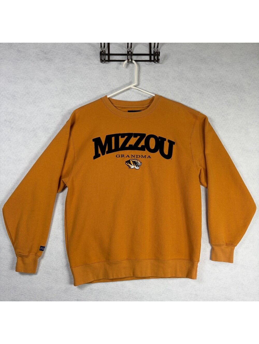 Jansport Mizzou Grandma Sweatshirt Missouri Tigers Gold Crewneck Size M